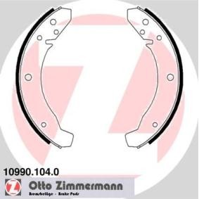 Achetez des Jeu de mâchoires de frein ZIMMERMANN 10990.104.0 à prix pour 36,28 €