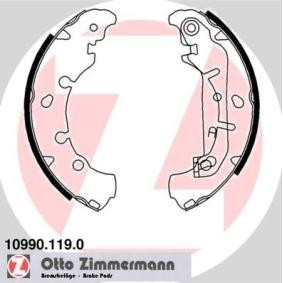 Comprar Juego de zapatas de frenos de ZIMMERMANN 10990.119.0 a bajo precio de 35,33 €