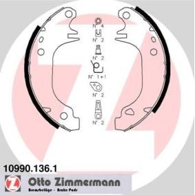 Acquista Kit ganasce freni da ZIMMERMANN 10990.136.1 a buon mercato per soli 57,97 €