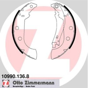 Achetez des Jeu de mâchoires de frein ZIMMERMANN 10990.136.8 à prix pour 129,76 €