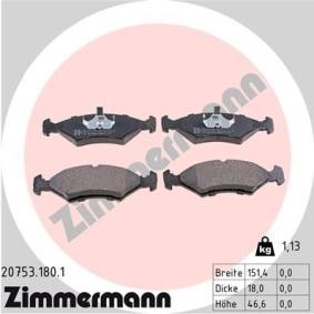 Bremsbeläge 20753.180.1 von ZIMMERMANN günstig für 54,72 € online kaufen