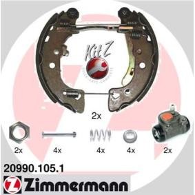 Acquista Kit freno, Freno a tamburo da ZIMMERMANN 20990.105.1 a buon mercato per soli 289,75 €