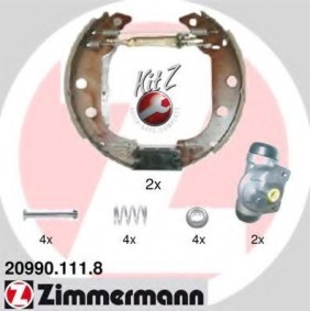 Acquista Kit freno, Freno a tamburo da ZIMMERMANN 20990.111.8 a buon mercato per soli 331,11 €