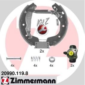 Bremsensatz, Trommelbremse von ZIMMERMANN