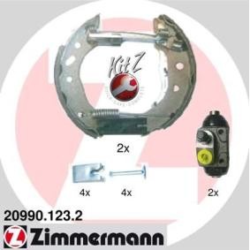 Bremsensatz, Trommelbremse für MAZDA von ZIMMERMANN