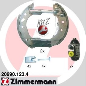 Bremsensatz, Trommelbremse für MAZDA von ZIMMERMANN