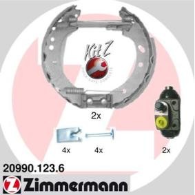 Acquista Kit freno, Freno a tamburo da ZIMMERMANN 20990.123.6 a buon mercato per soli 306,68 €