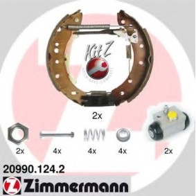 Acquista Kit freno, Freno a tamburo da ZIMMERMANN 20990.124.2 a buon mercato per soli 302,90 €