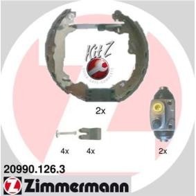 Acquista Kit freno, Freno a tamburo da ZIMMERMANN 20990.126.3 a buon mercato per soli 239,53 €