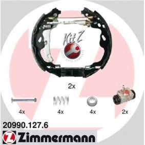 Acquista Kit freno, Freno a tamburo da ZIMMERMANN 20990.127.6 a buon mercato per soli 303,91 €