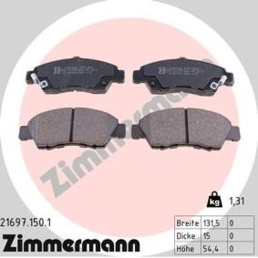 Bremsbeläge 21697.150.1 für CIVIC IX Stufenheck (FB, FG) für 38,20 CHF