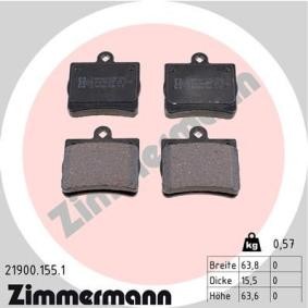 Bremsbeläge 21900.155.1 von ZIMMERMANN günstig für 27,64 € online kaufen