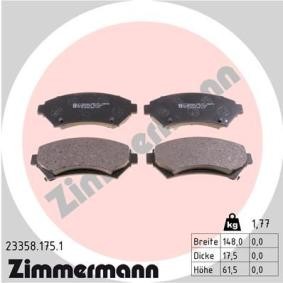 Compre Pastilhas de travão da ZIMMERMANN 23358.175.1 a um preço baixo por 193,89 €