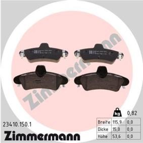 Köp Bromsbelägg av ZIMMERMANN 23410.150.1 till det låga priset 453,16 kr