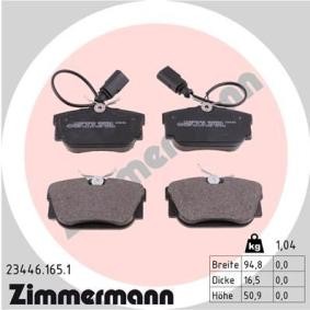 Bremsbeläge 23446.165.1 für Alhambra (7V8, 7V9) für 40,81 CHF