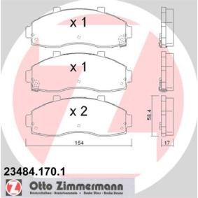 Bremsbeläge von ZIMMERMANN