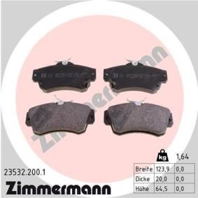 Köp Bromsbelägg av ZIMMERMANN 23532.200.1 till det låga priset 1720,21 kr