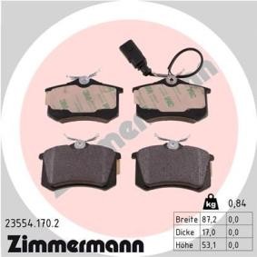 Bremsbeläge 23554.170.2 für Alhambra (7V8, 7V9) für 27,27 CHF