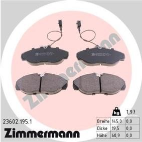 Köp Bromsbelägg av ZIMMERMANN 23602.195.1 till det låga priset 661,34 kr