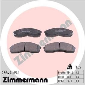 Bremsbeläge von ZIMMERMANN