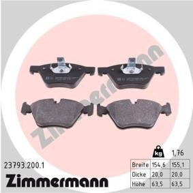 Acquista Kit pastiglie freni da ZIMMERMANN 23793.200.1 a buon mercato per soli 60,53 €