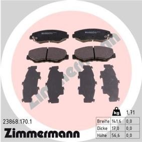Bremsbeläge 23868.170.1 für CIVIC VII Hatchback (EU, EP, EV) für 43,10 CHF
