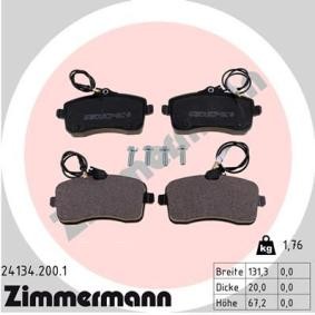 Acquista Kit pastiglie freni da ZIMMERMANN 24134.200.1 a buon mercato per soli 50,45 €
