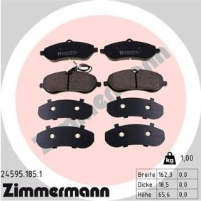 Køb Bremseklodser af ZIMMERMANN 24595.185.1 til den lave pris 441,73 DKK
