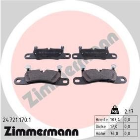 Bremsbeläge 24721.170.1 von ZIMMERMANN günstig für 100,27 € online kaufen