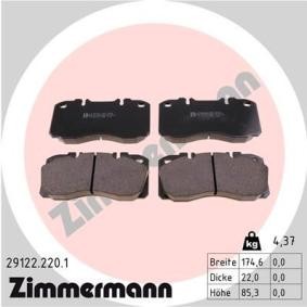 Köp Bromsbelägg av ZIMMERMANN 29122.220.1 till det låga priset 804,86 kr