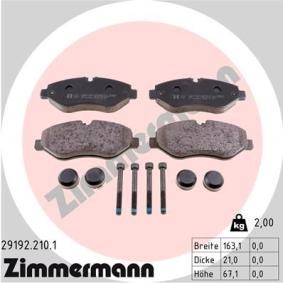 Köp Bromsbelägg av ZIMMERMANN 29192.210.1 till det låga priset 599,46 kr