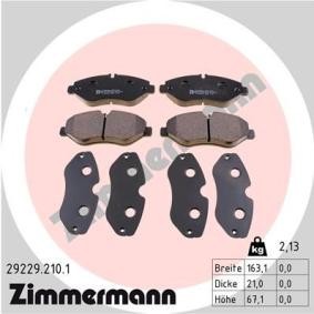 Köp Bromsbelägg av ZIMMERMANN 29229.210.1 till det låga priset 634,79 kr