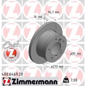 Comprar Disco de freno de ZIMMERMANN 400.6469.20 a bajo precio de 45,31 €