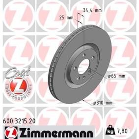 Bremsscheibe für SEAT von ZIMMERMANN