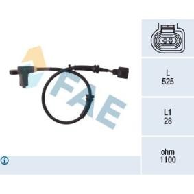 Kjøp Sensor, ABS av FAE 78003 til den lave prisen 393,84 NOK