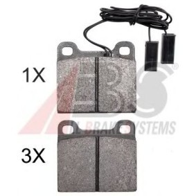 Acquista Kit pastiglie freni da A.B.S. 36005 OE a buon mercato per soli 32,79 €