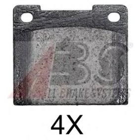 Comprar Juego de pastillas de freno de A.B.S. 36037 OE a bajo precio de 22,86 €