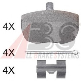 Acquista Kit pastiglie freni da A.B.S. 36124 OE a buon mercato per soli 35,77 €