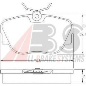 Bremsbeläge 36664 OE für LAND ROVER