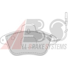 Acquista Kit pastiglie freni da A.B.S. 36670/1 OE a buon mercato per soli 44,25 €