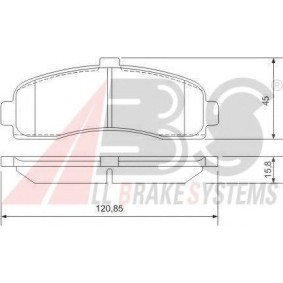 Acquista Kit pastiglie freni da A.B.S. 36848 OE a buon mercato per soli 28,81 €