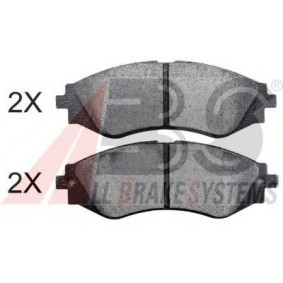 Acquista Kit pastiglie freni da A.B.S. 37053 OE a buon mercato per soli 33,85 €