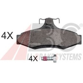 Acquista Kit pastiglie freni da A.B.S. 37054 OE a buon mercato per soli 34,85 €