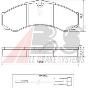 Acquista Kit pastiglie freni da A.B.S. 37113 OE a buon mercato per soli 44,83 €