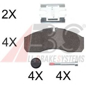 Acquista Kit pastiglie freni da A.B.S. 37379 OE a buon mercato per soli 64,00 €