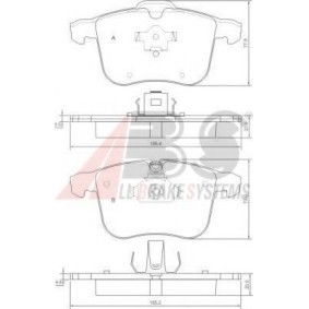Acquista Kit pastiglie freni da A.B.S. 37389 OE a buon mercato per soli 65,29 €