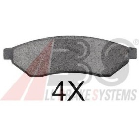 Acquista Kit pastiglie freni da A.B.S. 37438 OE a buon mercato per soli 28,14 €