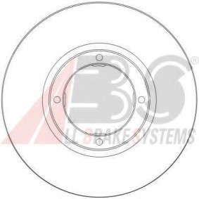 Acquista Disco freno da A.B.S. 17067 OE a buon mercato per soli 26,66 €