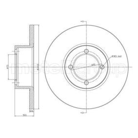 Bremsscheibe für VAUXHALL von CIFAM