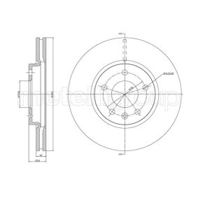 Bremsscheibe 800-1003C von CIFAM günstig für 65,96 € online kaufen
